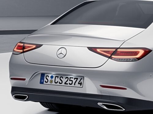 MERCEDES C CLASS W206 AMG63 DIFFUSER ΜΕ ΜΑΥΡΕΣ ΕΞΑΤΜΙΣΕΙΣ