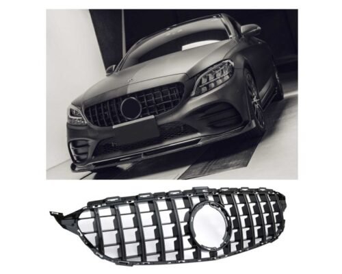 MERCEDES C CLASS W205 FACELIFT PANAMERICANA ΜΑΣΚΑ ΜΑΥΡΗ