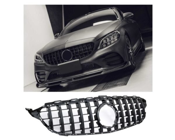 MERCEDES C CLASS W205 FACELIFT PANAMERICANA ΜΑΣΚΑ ΜΑΥΡΗ