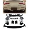 MERCEDES CLA W118 AMG45 DIFFUSER ME ΜΑΥΡΕΣ ΕΞΑΤΜΙΣΕΙΣ