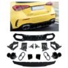 MERCEDES A CLASS W177 DIFFUSER AMG45 ΜΕ ΜΑΥΡΕΣ ΕΞΑΤΜΙΣΕΙΣ