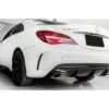 MERCEDES CLA W117 DIFFUSER AMG45 ΜΕ ΜΑΥΡΕΣ ΕΞΑΤΜΙΣΕΙΣ
